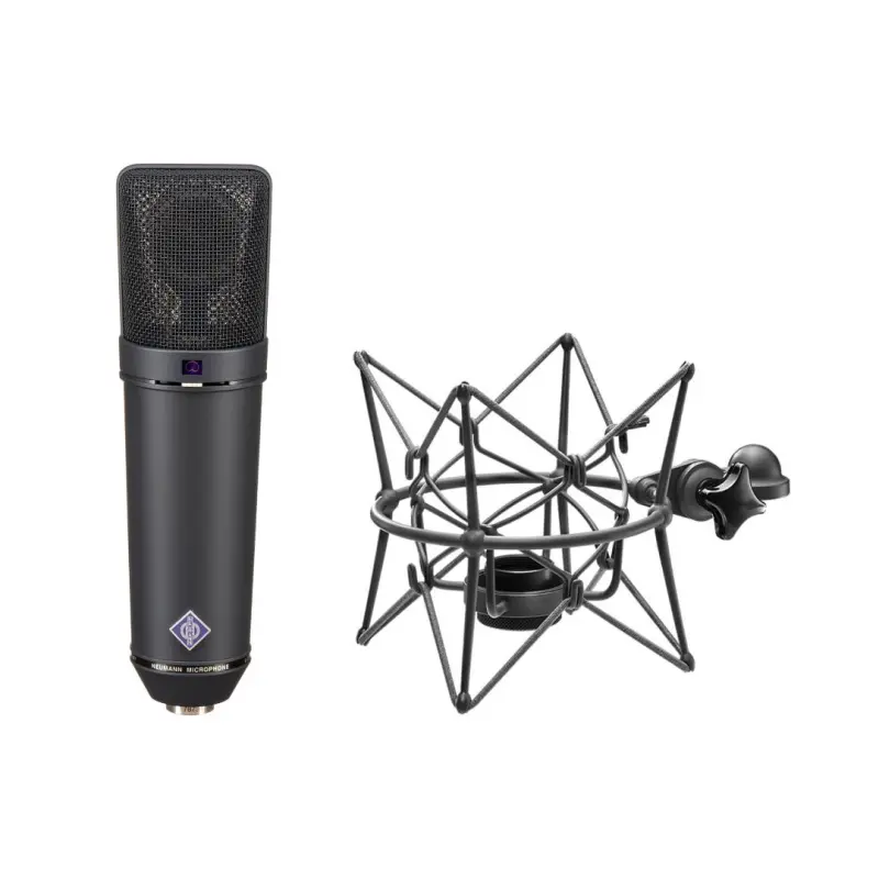 Neumann U 87 Ai mt Studio Set Condenser Microphone (Black) - Image 3