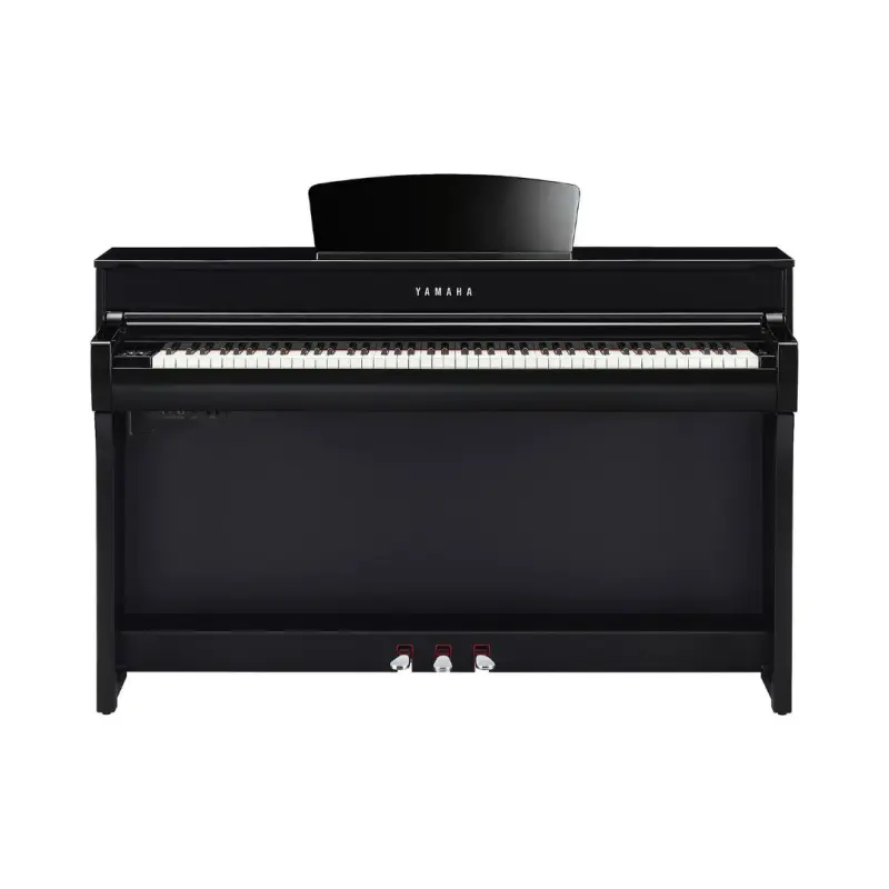 Yamaha Clavinova CLP-735 PE Digital Piano With Bench - Polished Ebony - Image 3
