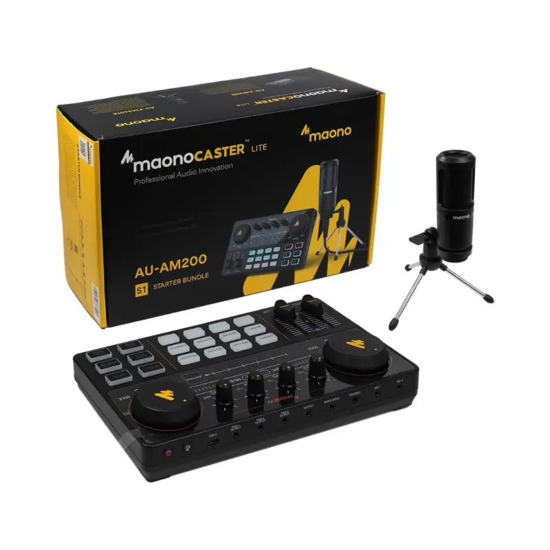 Maono AU-AM200 S1 Starter All-In-One Podcasting Bundle - Black - Image 3