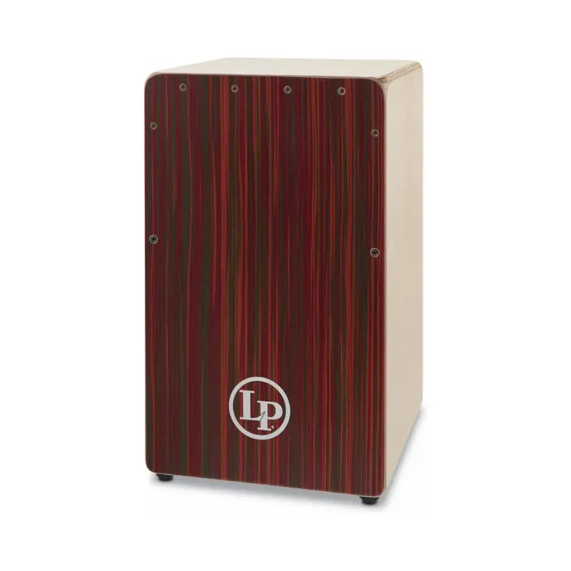 LP Woodshop Cajon With Red Blur Artply Soundboard - LP1491RB - Image 3