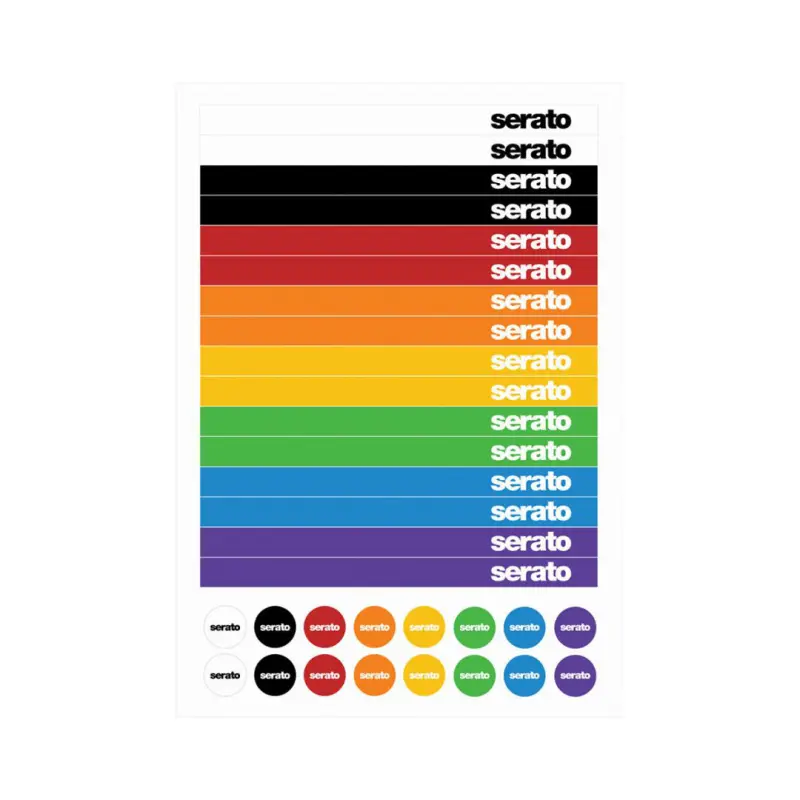 Serato Sticker Lock Vinyl 12" Control Vinyl (Pair) - SCV-PS-SL-BM - Image 4