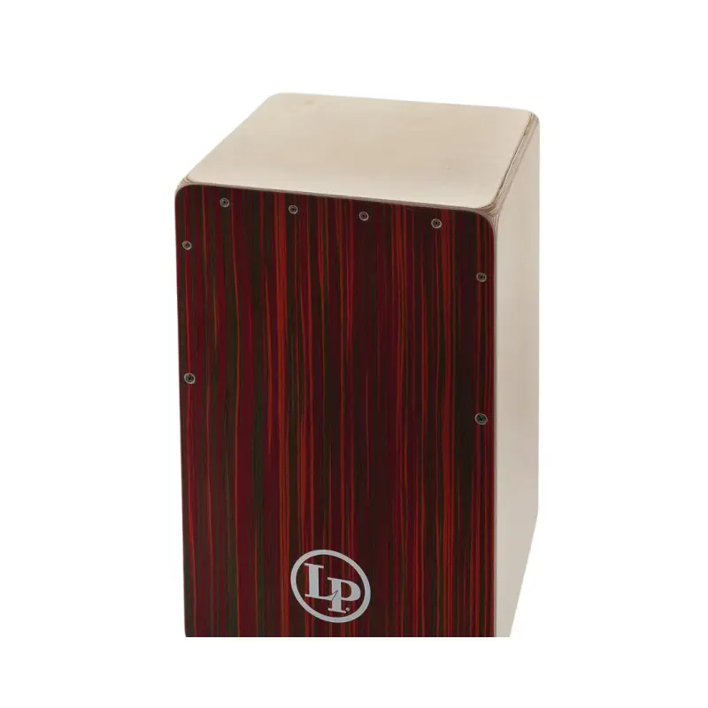 LP Woodshop Cajon With Red Blur Artply Soundboard - LP1491RB - Image 6
