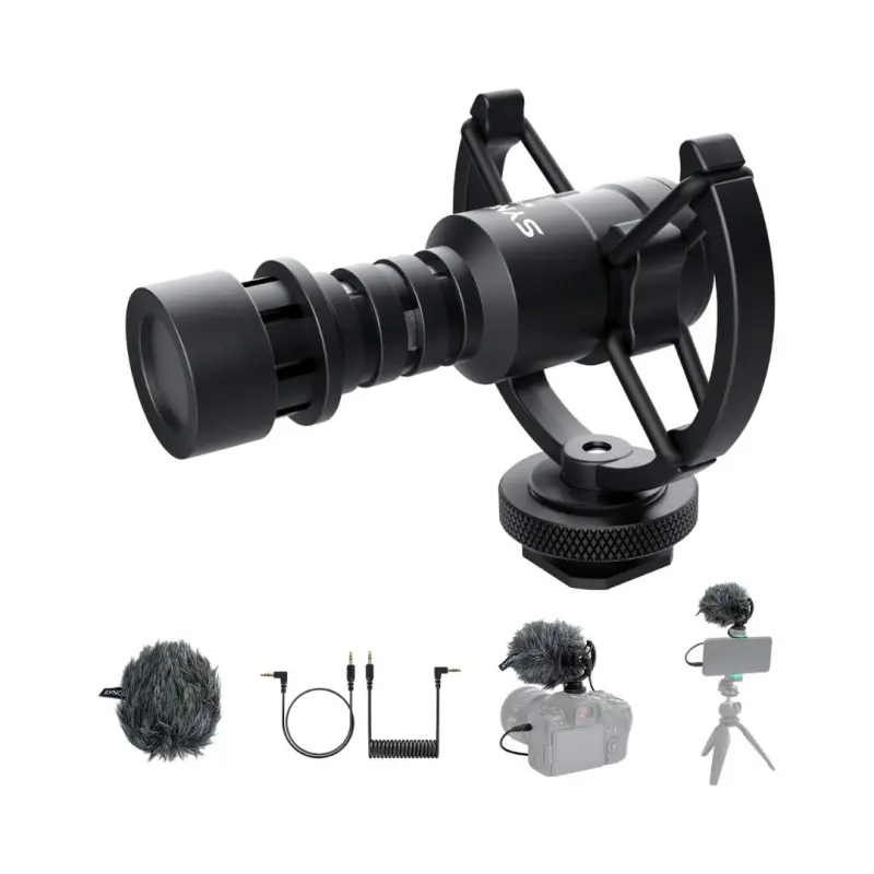 Synco MIC-M1S Small Camera-Mount Shotgun Microphone - Image 7