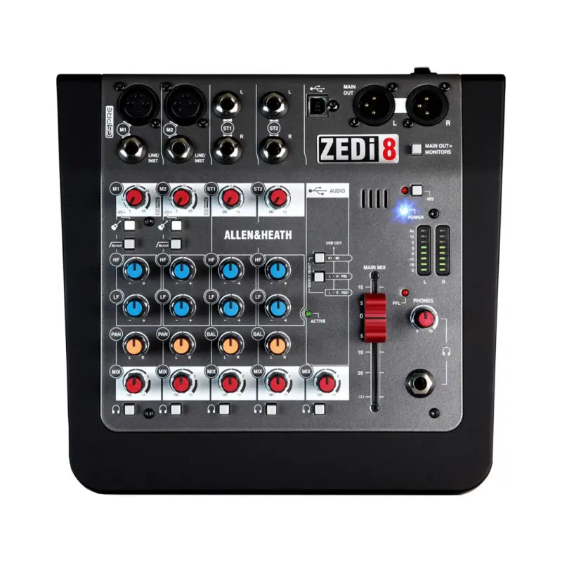 Allen & Heath ZEDi-8 Compact Hybrid Mixer/USB Interface