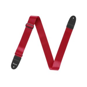 Ibanez GS64-RD Polypropylene Guitar Strap - (Red)