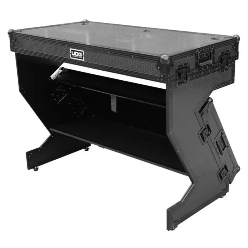 UDG U91072BL Ultimate Flight Case Portable Z-Style DJ Table Black Plus (Wheels) - Image 4