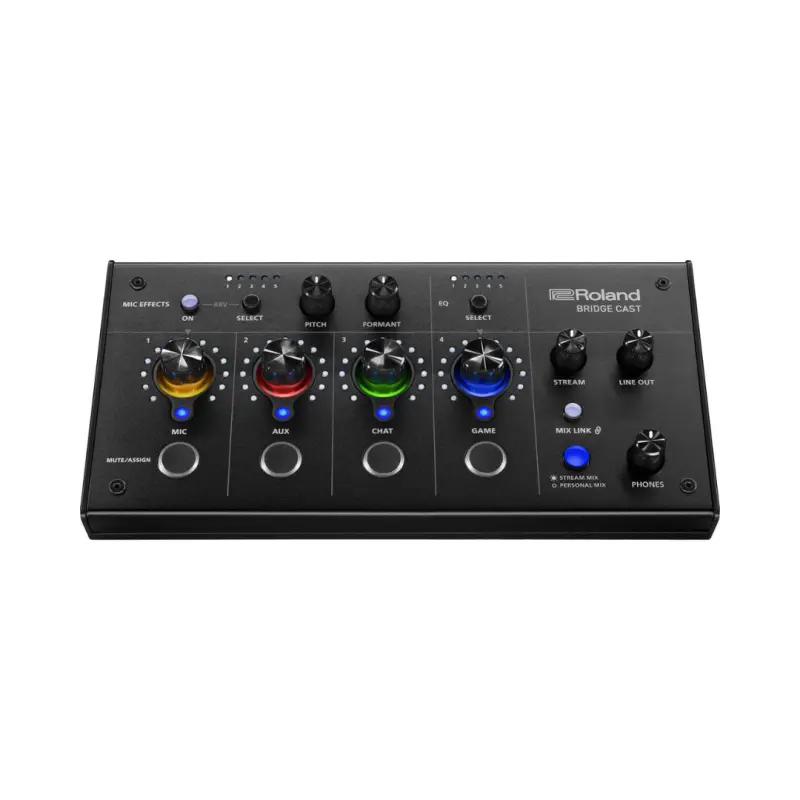 Roland BRIDGE CAST Dual Bus Gaming Mixer - Black - Image 2