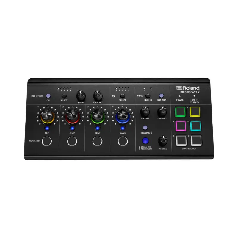 Roland BRIDGE CAST X Dual Bus Streaming Mixer - Image 2