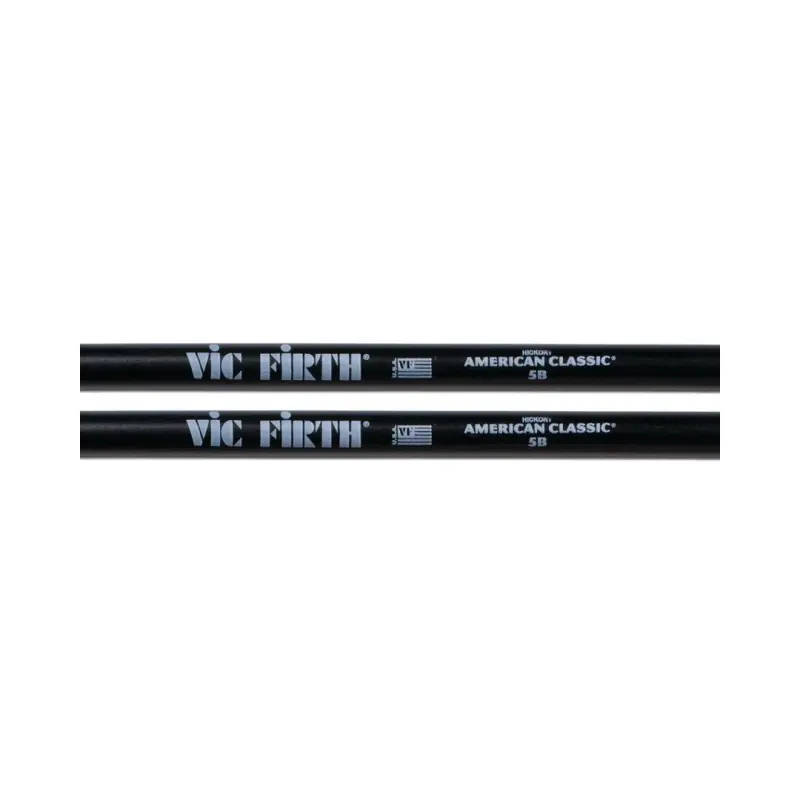 Vic Firth American Classic® 5B Drum Sticks (Black Finish) - Image 2