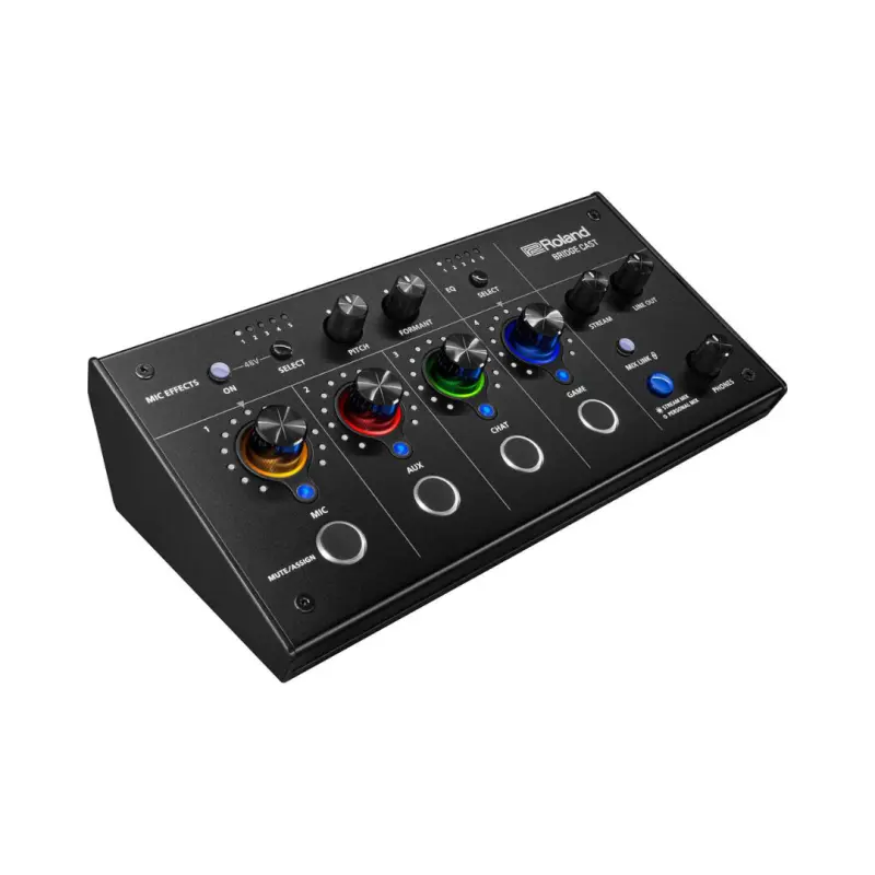 Roland BRIDGE CAST Dual Bus Gaming Mixer - Black - Image 3