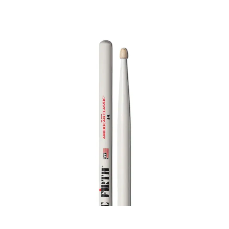 Vic Firth American Classic® 5A Drum Sticks (White Finish) - Image 3