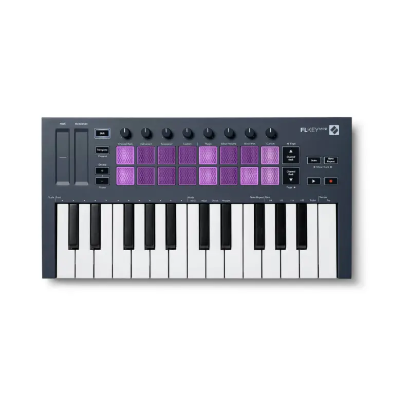 Novation FLKey 25 keys Mini USB MIDI Keyboard Controller - Image 3