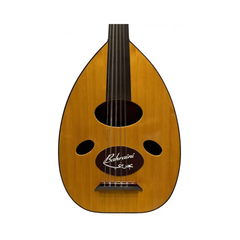 Bahraini 0003 12-String Arabic Oud - (Natural) - Image 3