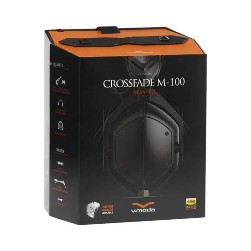 V-MODA Crossfade M-100 Master Hi-Res Headphones Matte Black - Image 5