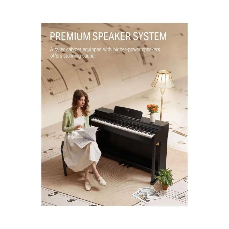 Donner DDP-100 88-Keys Home Upright Digital Piano - (Black) - Image 5