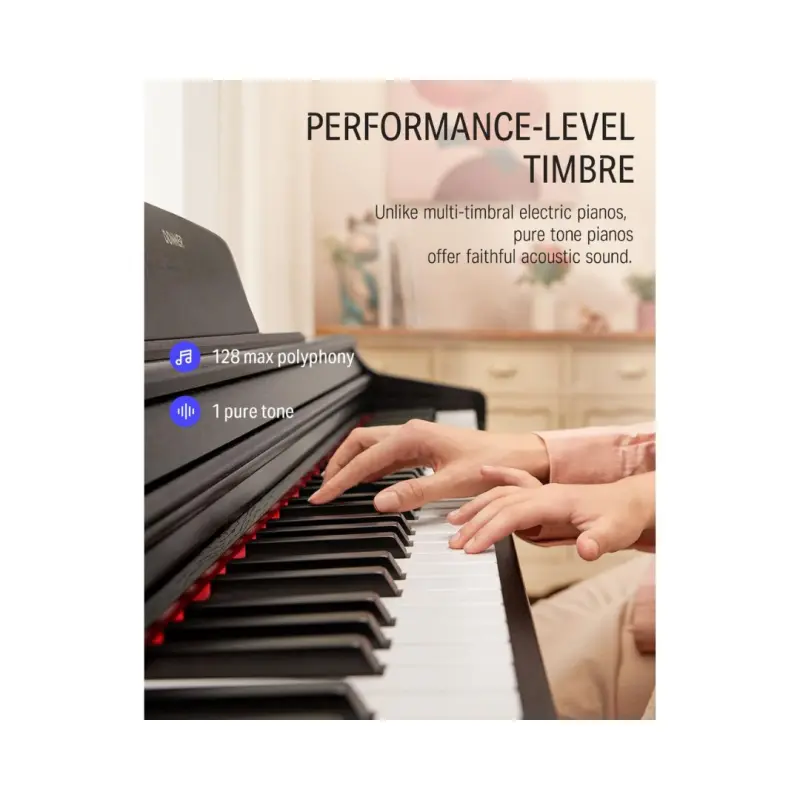 Donner DDP-100 88-Keys Home Upright Digital Piano - (Black) - Image 6