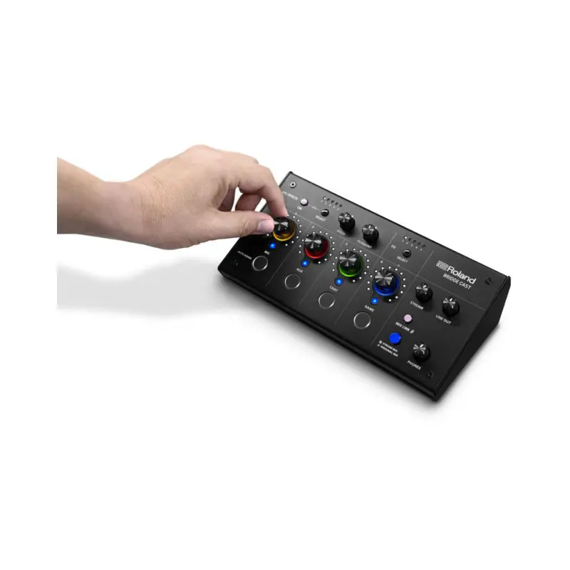Roland BRIDGE CAST Dual Bus Gaming Mixer - Black - Image 7