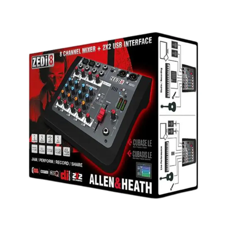 Allen & Heath ZEDi-8 Compact Hybrid Mixer/USB Interface - Image 7