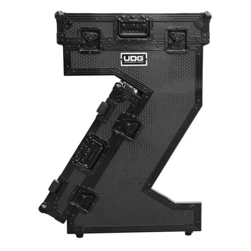 UDG U91072BL Ultimate Flight Case Portable Z-Style DJ Table Black Plus (Wheels) - Image 5