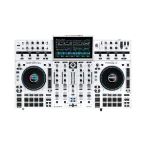 Denon DJ Prime 4+ Standalone 4-Deck DJ Controller (White)