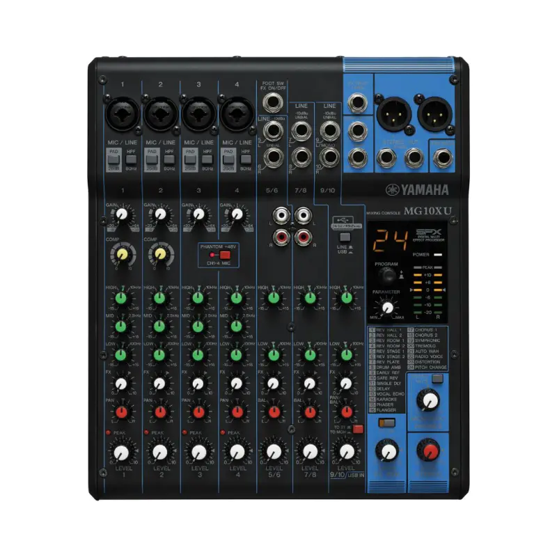 Yamaha MG10XU 10-Input Mixer with FX and USB Interface