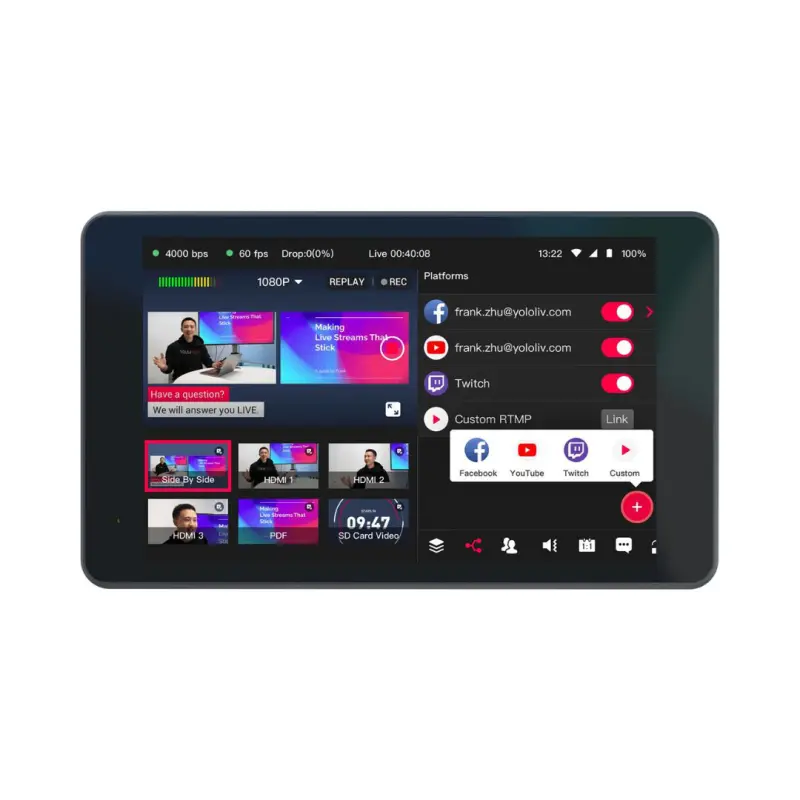 YoloLiv YoloBox Pro All-in-One Multi-Camera Switching and Live Streaming System