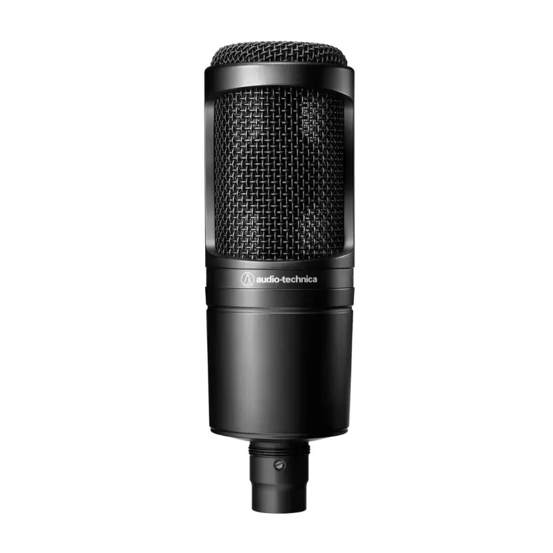 Audio Technica AT2020 XLR Condenser Microphone - Black