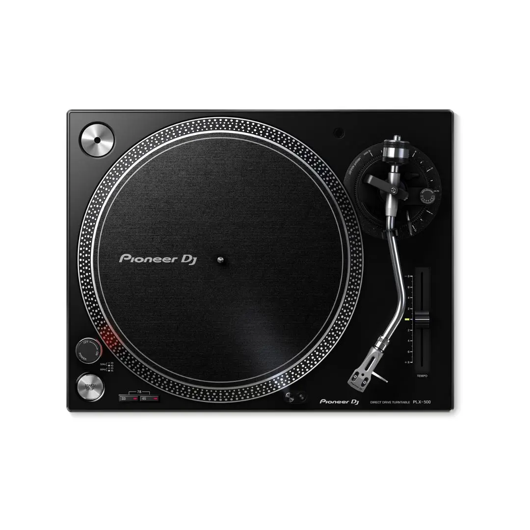 Pioneer DJ PLX-500 High-Torque Direct Drive Turntable - Black