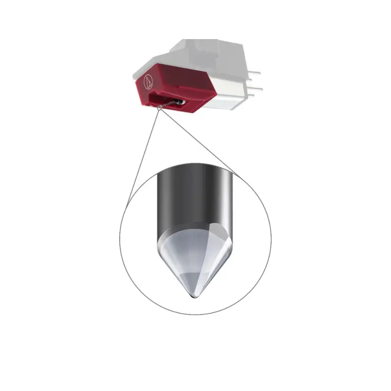 Audio-Technica Consumer ATN95EX Replacement Stylus - (Red) - Image 2