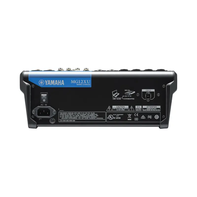 Yamaha MG12XU 12-Input Mixer with FX and USB Interface - Image 4