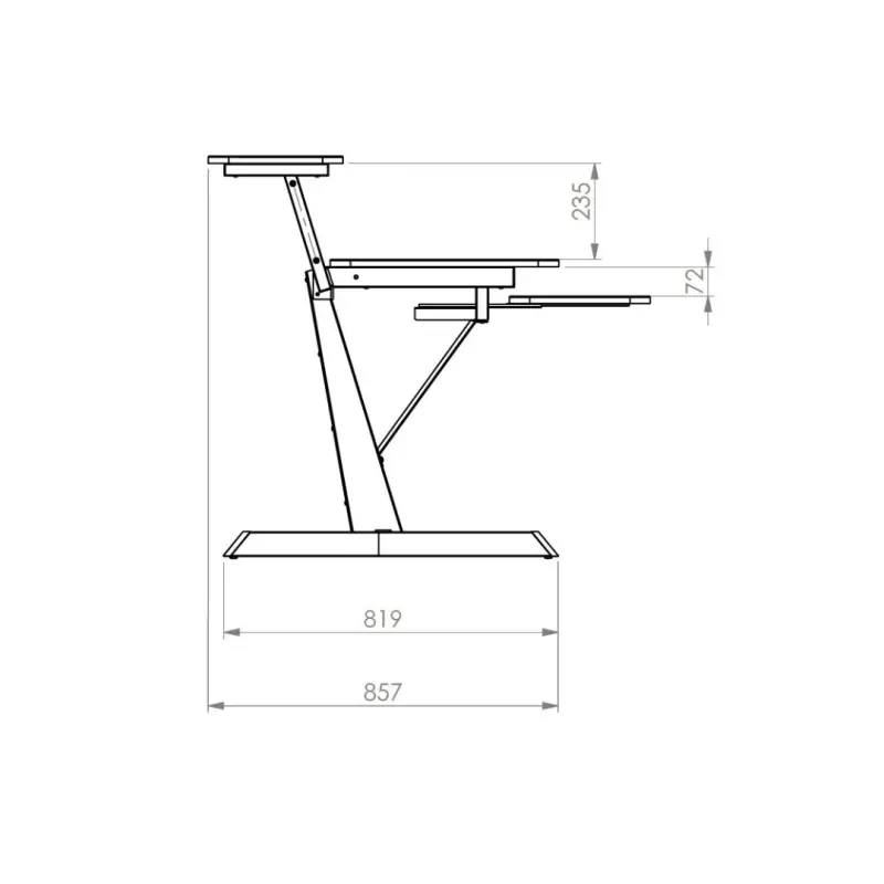 QUIK LOK Z-460 BK Designer Series Project Workstation - Image 4