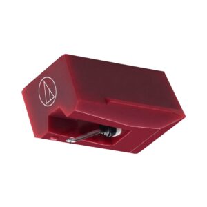 Audio-Technica ATN95EX is a replacement stylus, featuring a vibrant red design for enhanced audio performance.