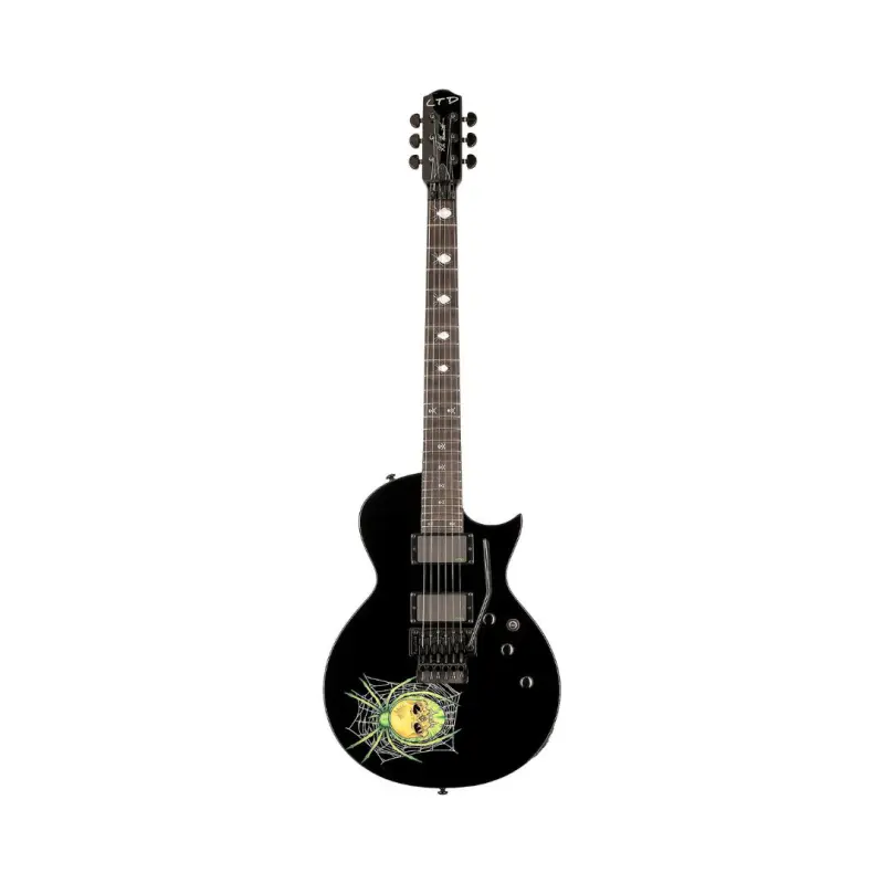 ESP LTD LKH3 Kirk Hammett KH-3 Spider 30th Anniversary Edition Electric Guitar Black
