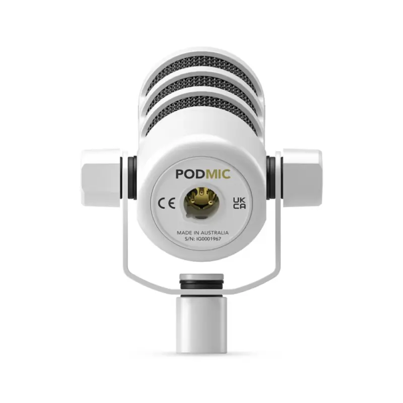 Rode PodMic Dynamic Podcasting Microphone - (White) - Image 2