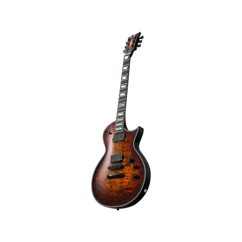 ESP E-II Eclipse Series Electric Guitar - (Tiger Eye Sunburst) - Image 2