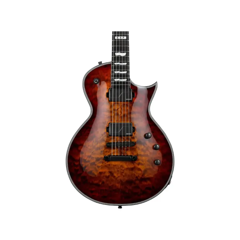 ESP E-II Eclipse Series Electric Guitar - (Tiger Eye Sunburst) - Image 3