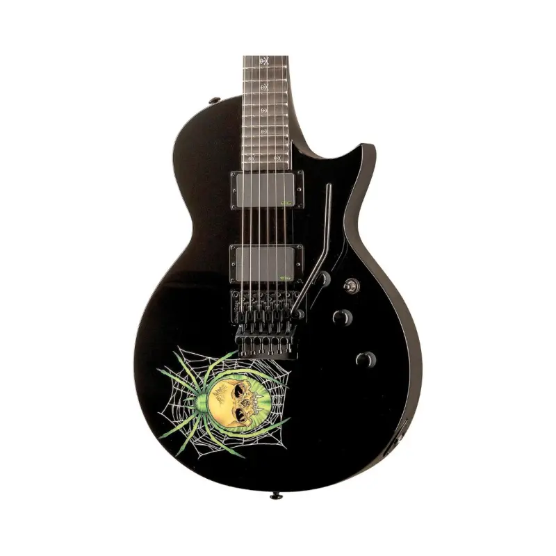 ESP LTD LKH3 Kirk Hammett KH-3 Spider 30th Anniversary Edition Electric Guitar Black - Image 3