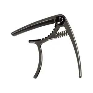 Donner DC-2 Guitar Capo designed for guitar, ukulele, and banjo, featuring a sleek design and easy-to-use mechanism.