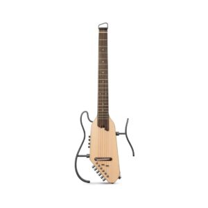 Donner HUSH-I PRO Acoustic-Electric Travel Guitar Kit - Natural Spruce