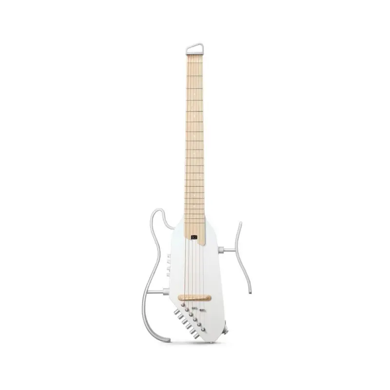 Donner HUSH-I PRO Acoustic-Electric Travel Guitar Kit - White