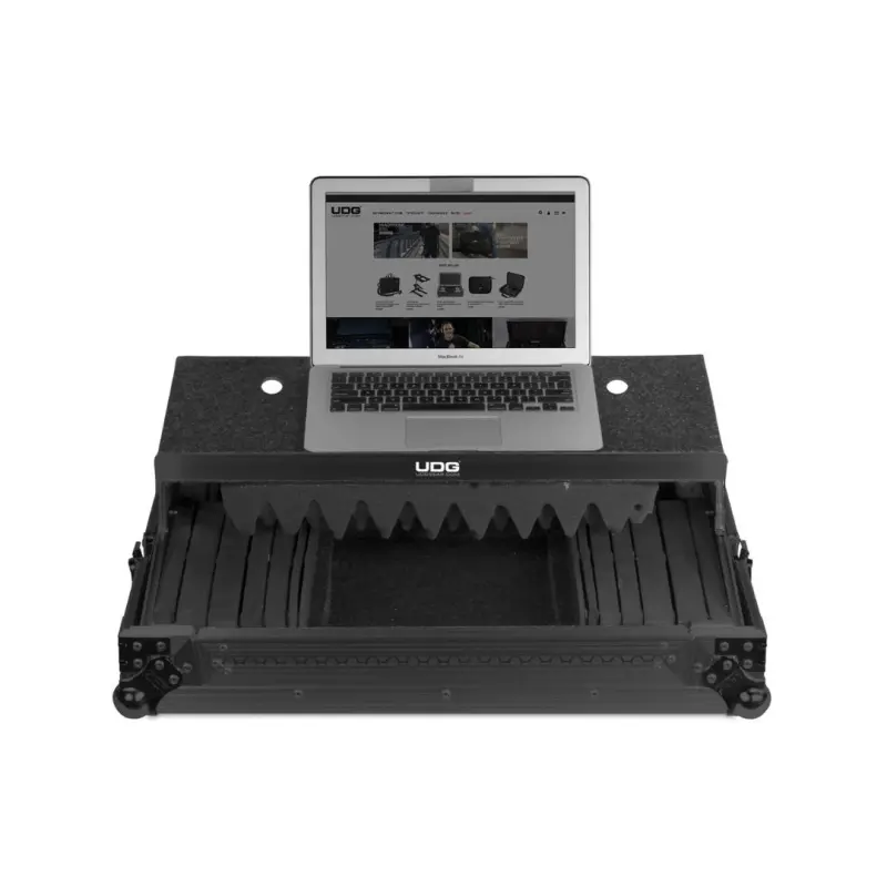UDG Ultimate Flight Case Multi Format XL Black MK3 Plus (Laptop Shelf) - U91019BL3 - Image 2
