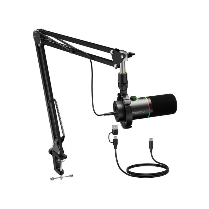 Maono PD200XS XLR/USB Podcast Dynamic Microphone Kit - Image 3