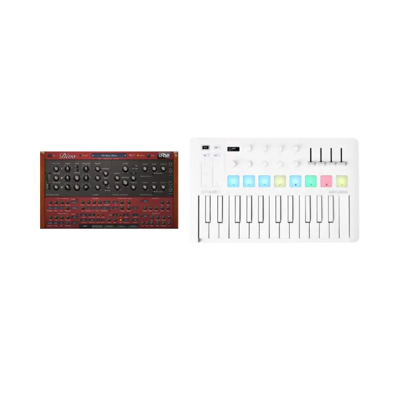 Arturia Minilab MK3 AW & U He Diva | Techno Producer Bundle