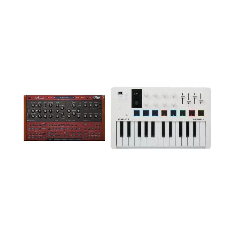 Arturia Minilab MK3 WH & U He Diva | Techno Producer Bundle