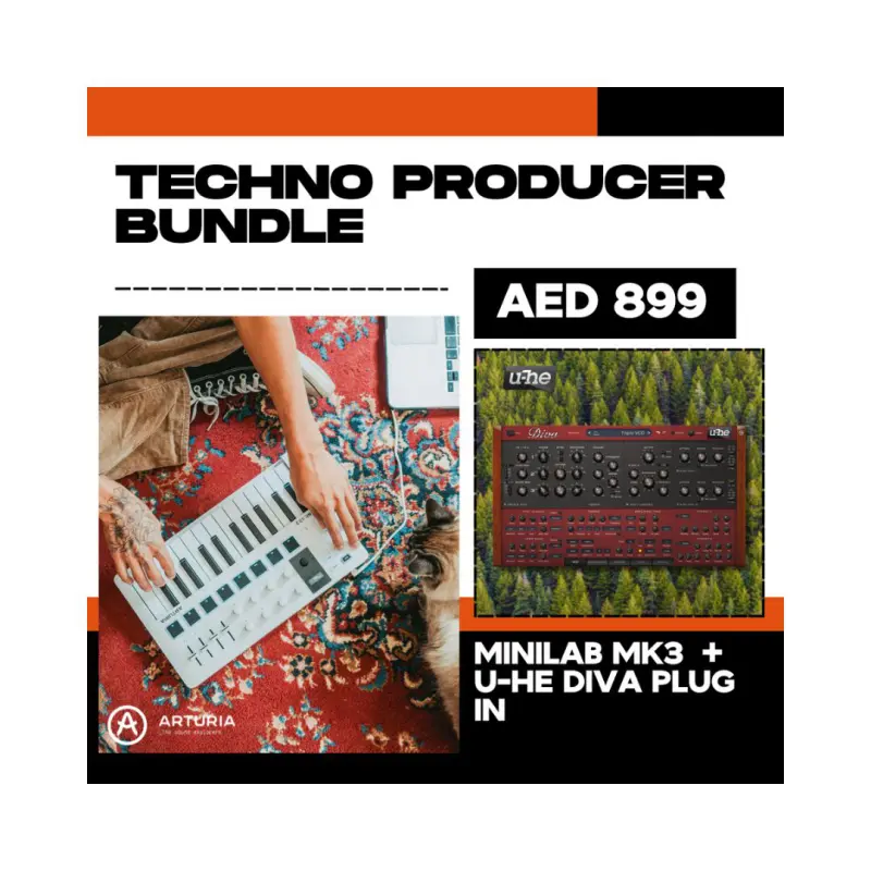 Arturia Minilab MK3 WH & U He Diva | Techno Producer Bundle - Image 4