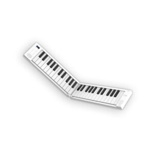 Carry-on 49 Key Folding Piano & Midi Controller – White