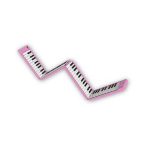 Carry-on 88 Key Folding Piano & Midi Controller – Pink