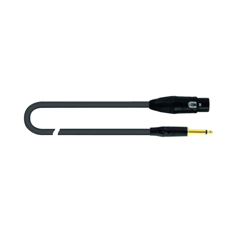 Quik Lok JUST FJM 5M (XLR Female / Jack Mono) Microphone Cable
