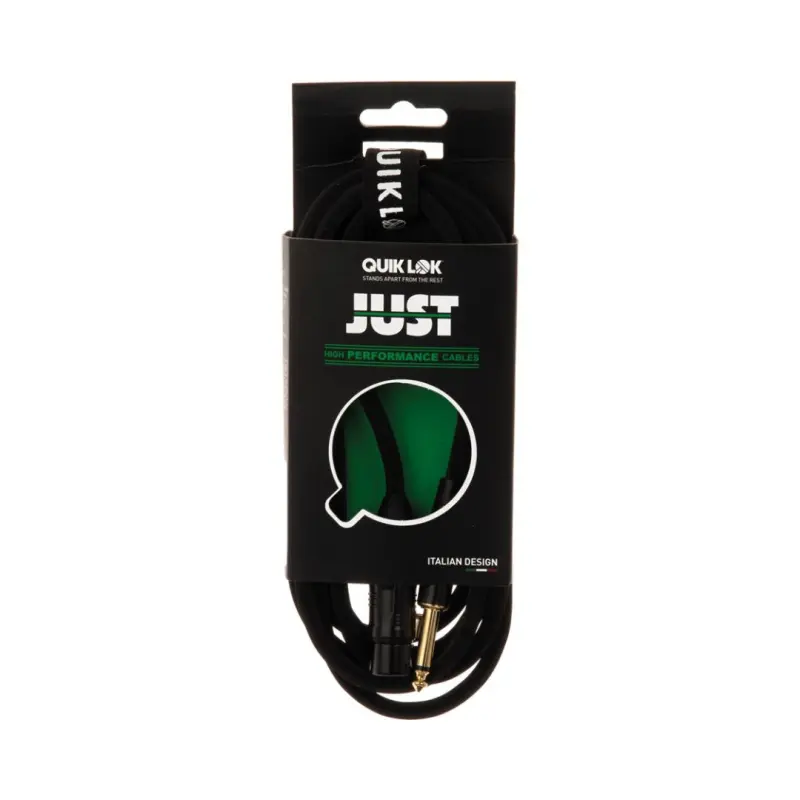 Quik Lok JUST FJM 5M (XLR Female / Jack Mono) Microphone Cable - Image 5