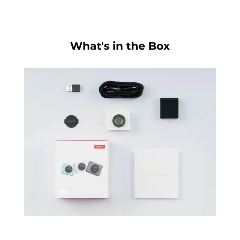 OBSBOT Meet 2 AI-Powered 4K Webcam - Cloud White - Image 4